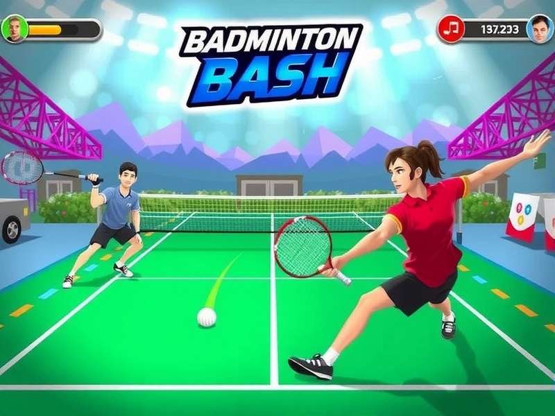 Badminton Blitz Bash Game Cover